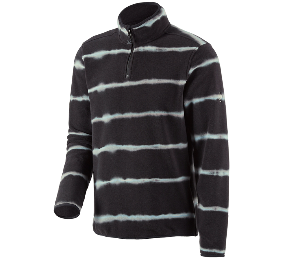 Shirts, Pullover & more: Fleece troyer tie-dye e.s.motion ten + oxidblack/magneticgrey