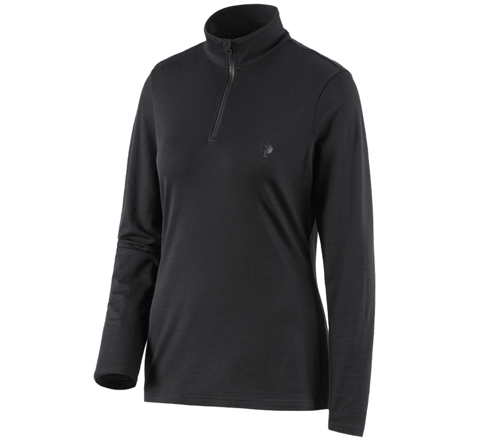 Shirts, Pullover & more: Troyer Merino e.s.trail, ladies' + black