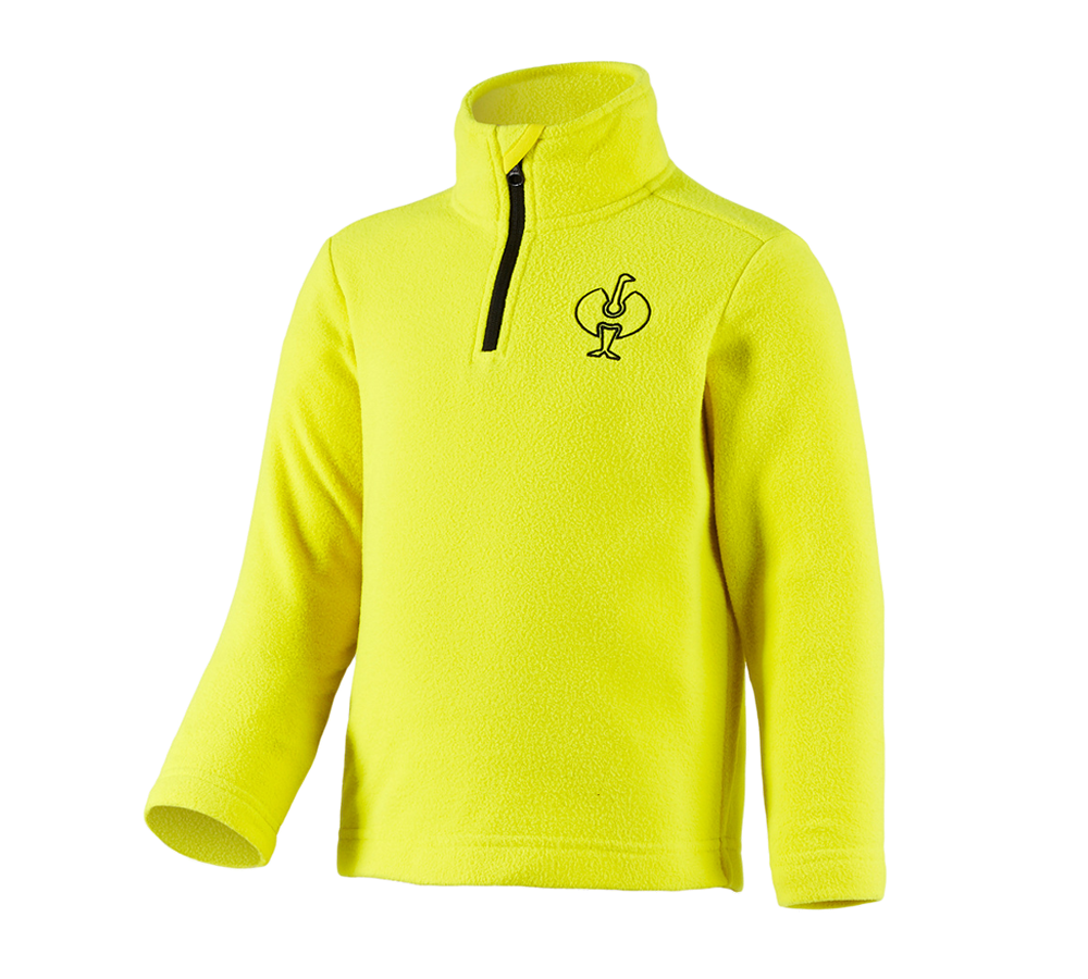 Shirts, Pullover & more: Fleece troyer e.s.trail, children's + acid yellow/black