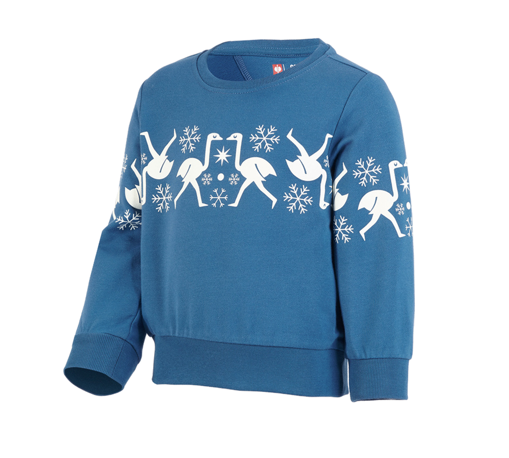 For the little ones: e.s. Norwegian sweatshirt, children's + balticblue