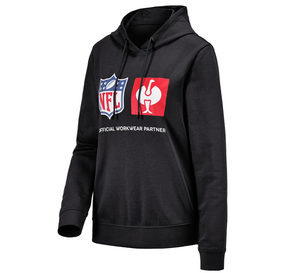 Vêtements: NFL Hoodie cotton, ladies + noir