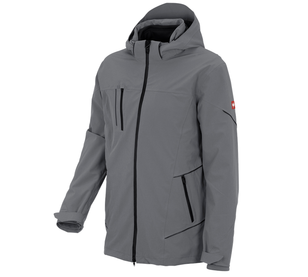 Work Jackets: 3 in 1 functional jacket e.s.vision, men's + cement