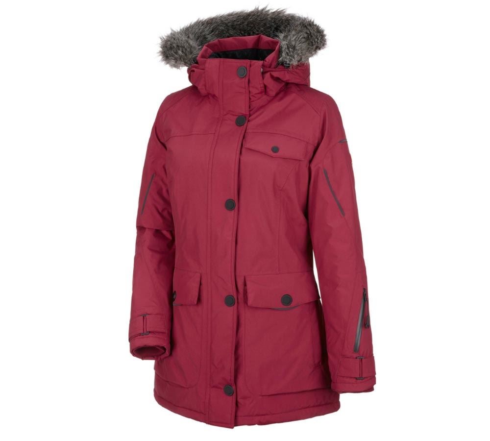 Work Jackets: Winter parka e.s.vision, ladies' + ruby