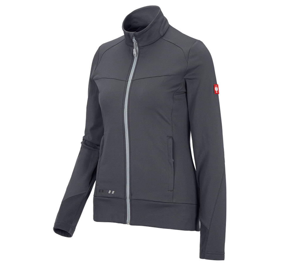 Work Jackets: FIBERTWIN®clima-pro jacket e.s.motion 2020,ladies' + anthracite/platinum