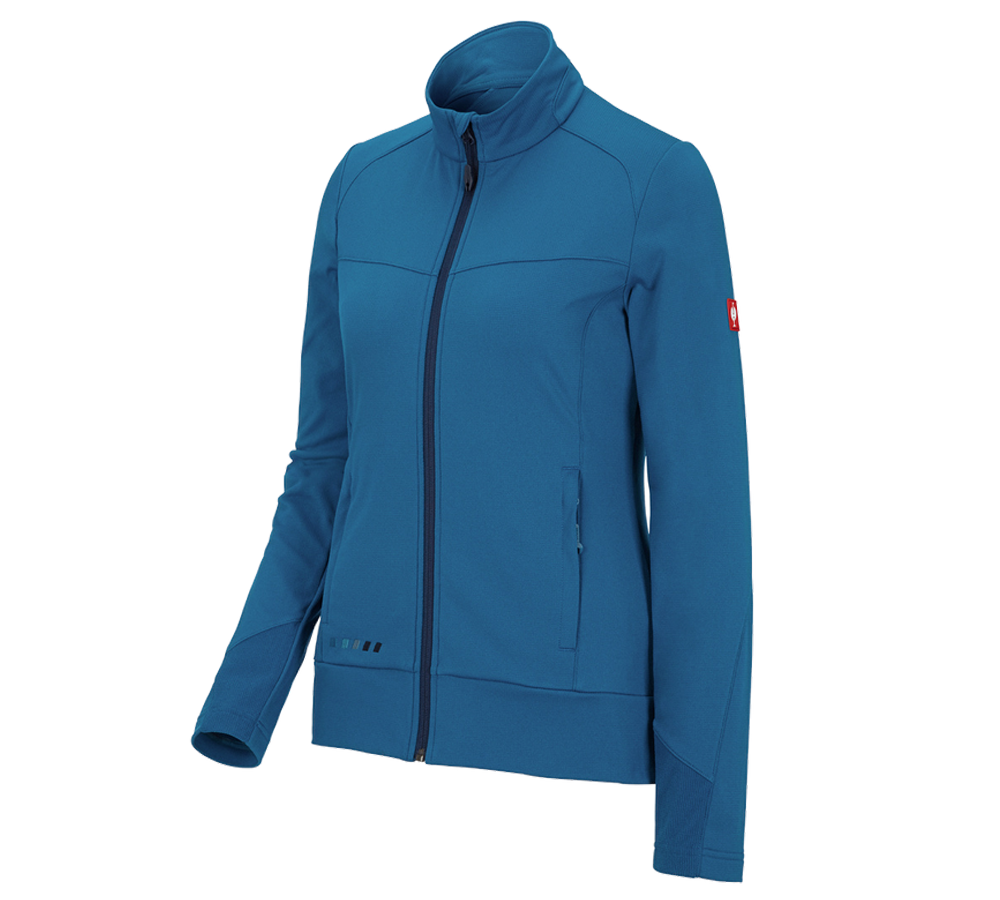 Work Jackets: FIBERTWIN®clima-pro jacket e.s.motion 2020,ladies' + atoll/navy
