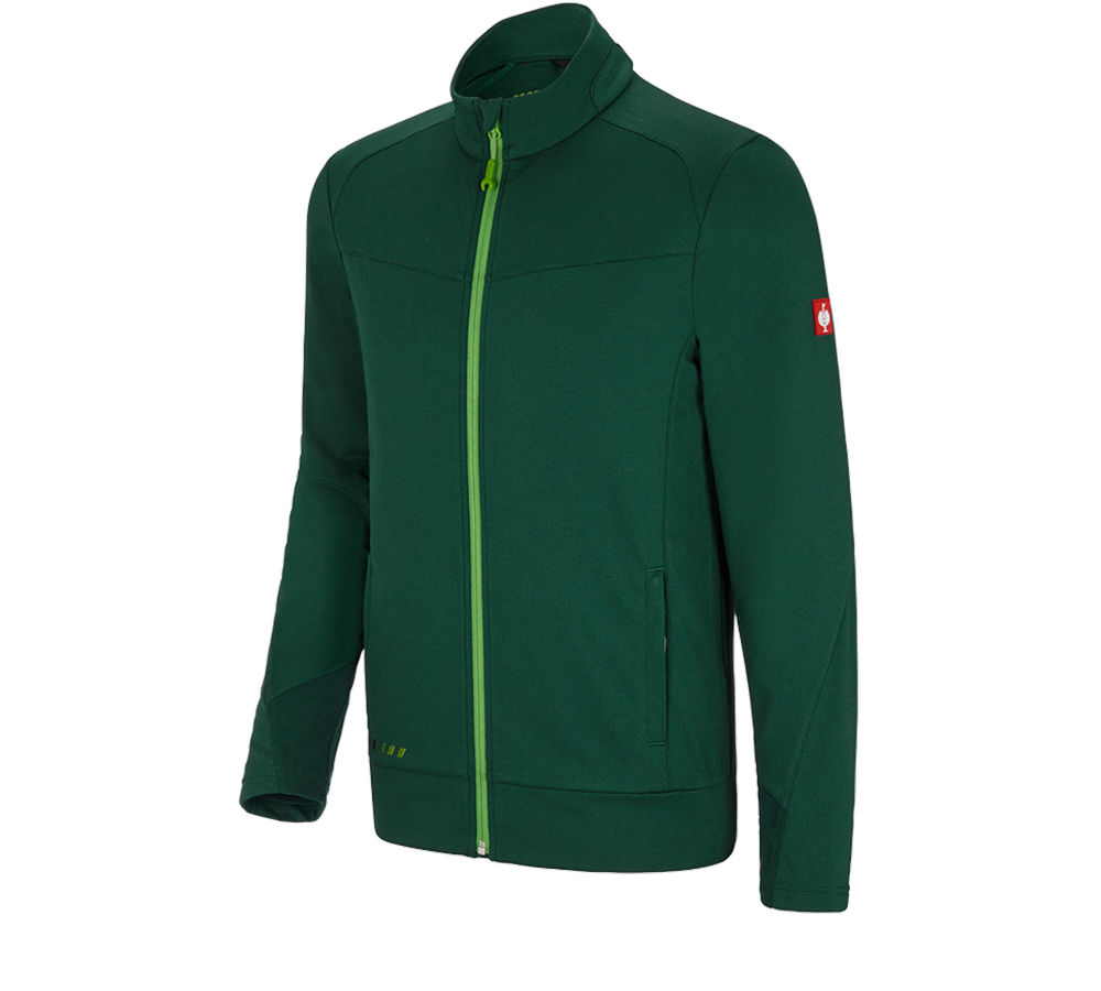 Work Jackets: FIBERTWIN® clima-pro jacket e.s.motion 2020 + green/seagreen