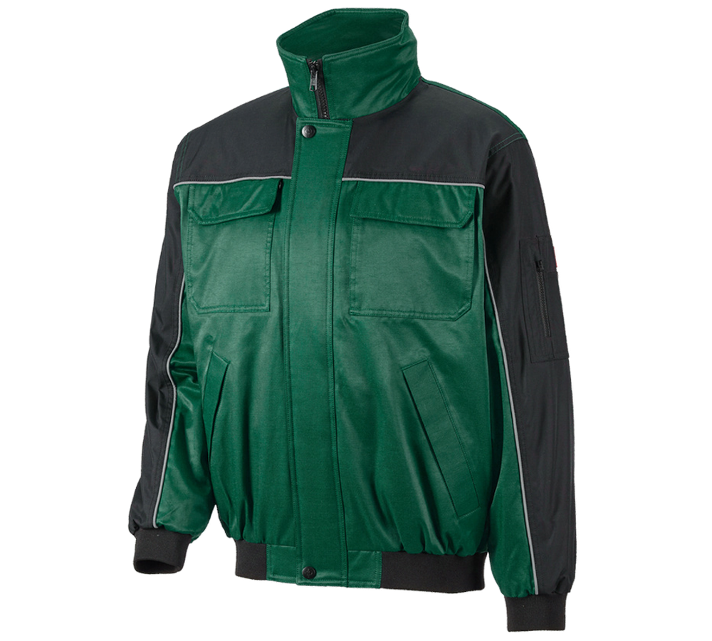 Work Jackets: Functional jacket e.s.image + green/black