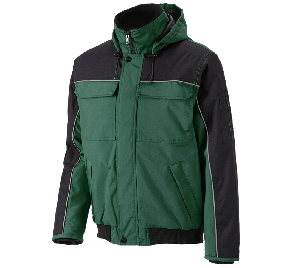 Work Jackets: Pilot jacket e.s.image  + green/black