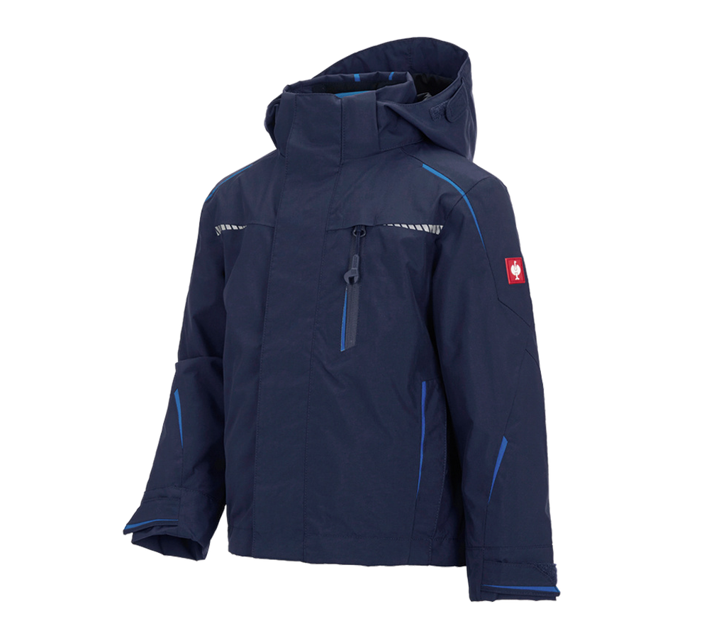 Jackets: 3 in 1 functional jacket e.s.motion 2020,  childr. + navy/atoll