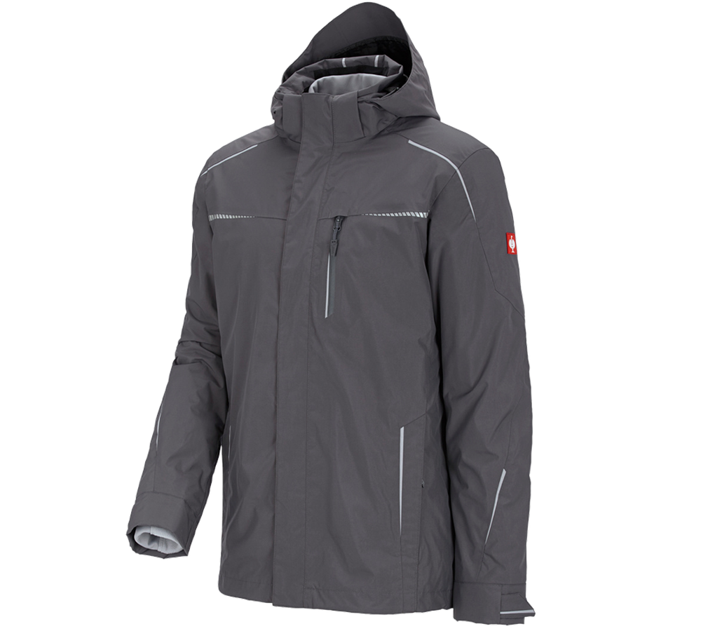 Work Jackets: 3 in 1 functional jacket e.s.motion 2020, men's + anthracite/platinum