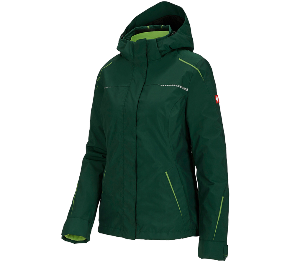 Work Jackets: 3 in 1 functional jacket e.s.motion 2020, ladies' + green/seagreen