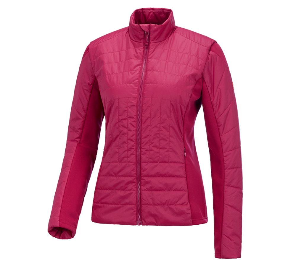 Topics: e.s. Function quilted jacket thermo stretch,ladies + berry