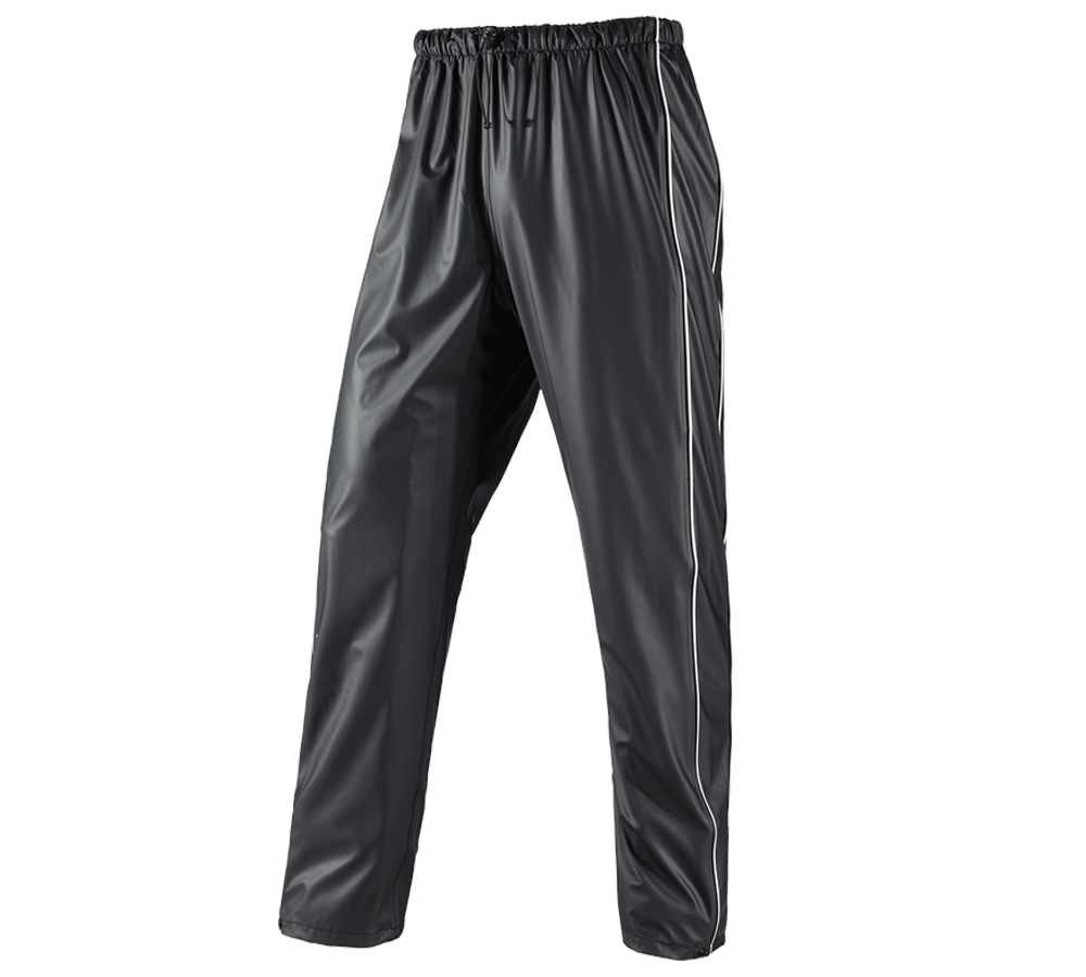 Pantalons de travail: Pantalon de pluie flexactive + noir