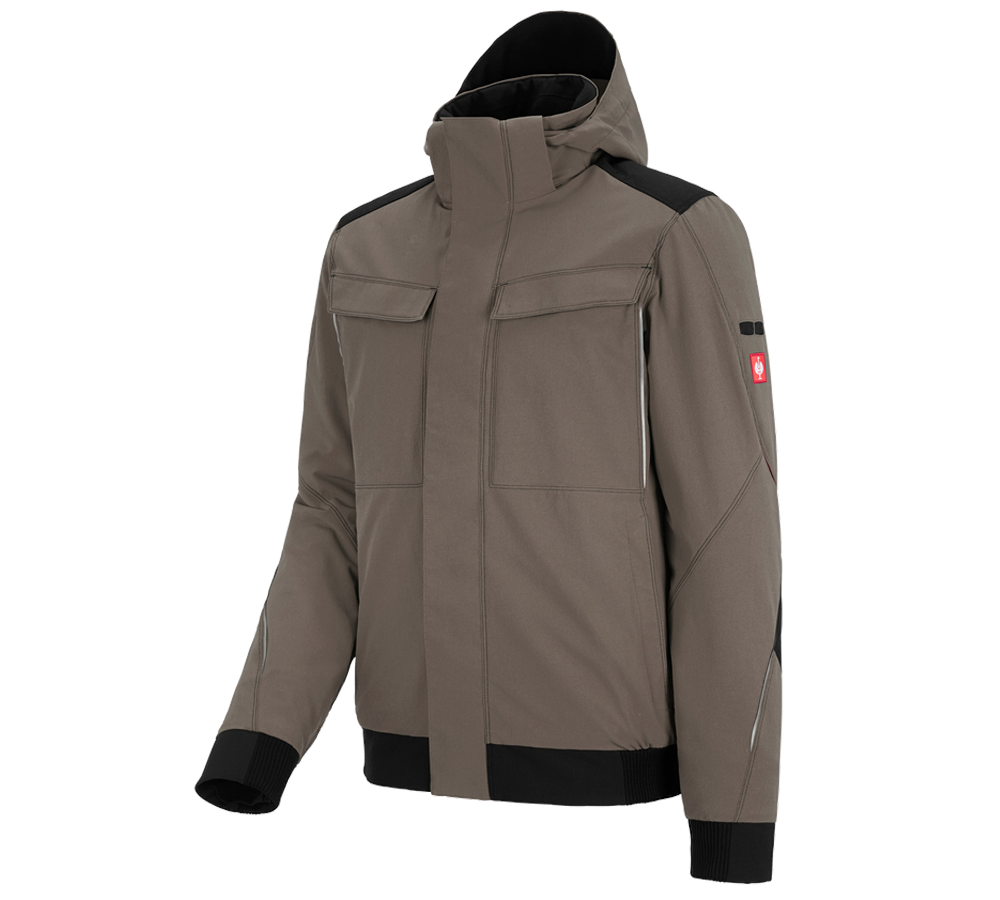 Work Jackets: Winter functional jacket e.s.dynashield + stone/black