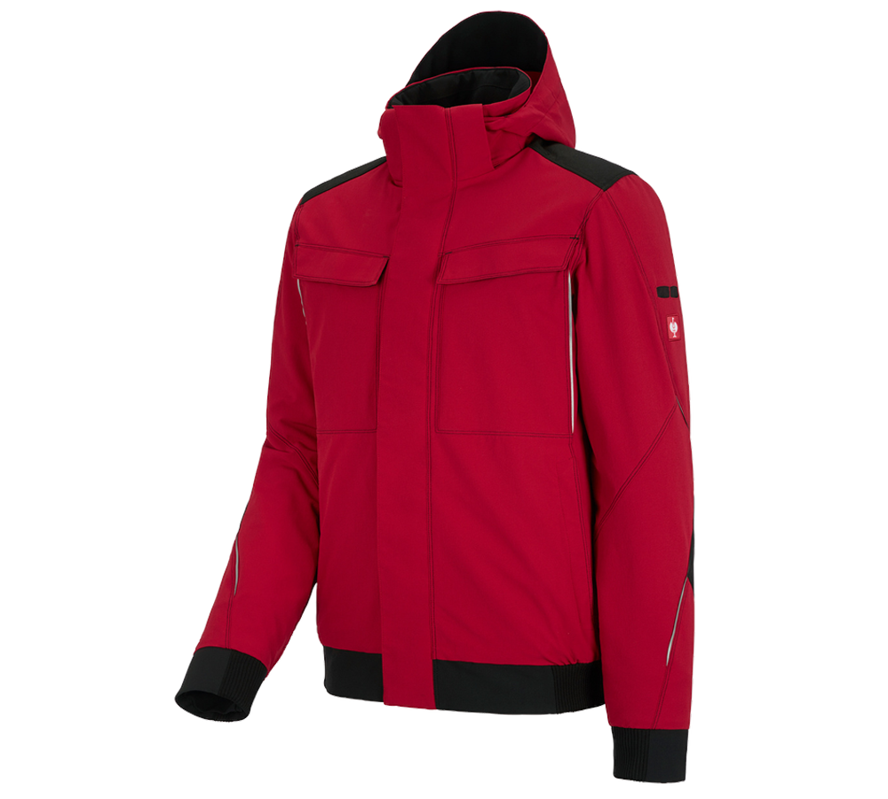 Work Jackets: Winter functional jacket e.s.dynashield + fiery red/black