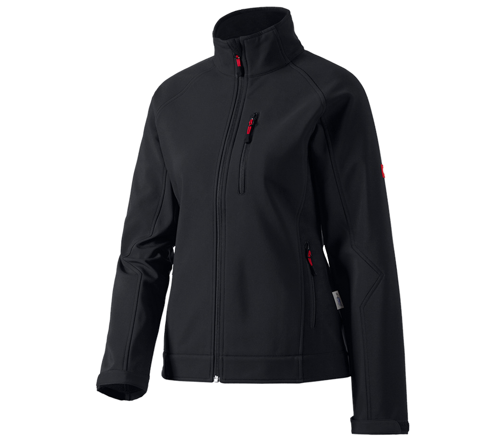 Gardening / Forestry / Farming: Ladies' softshell jacket dryplexx® softlight + black