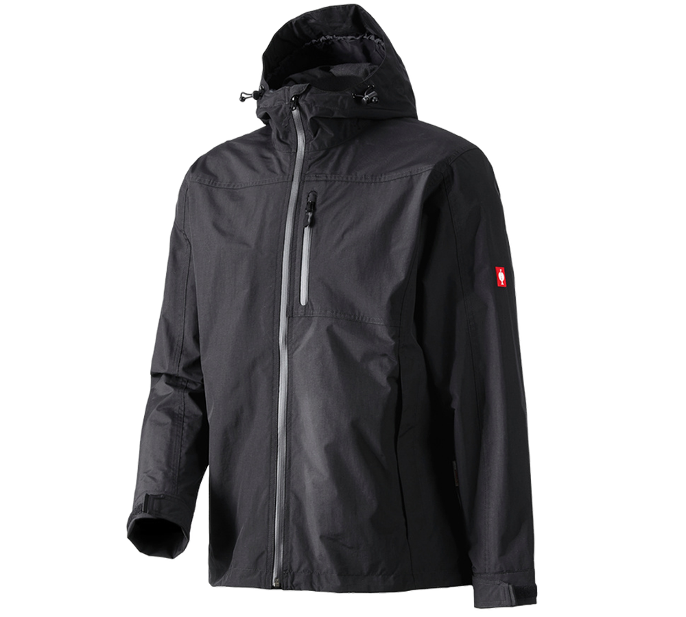 Work Jackets: e.s. Rain jacket + black