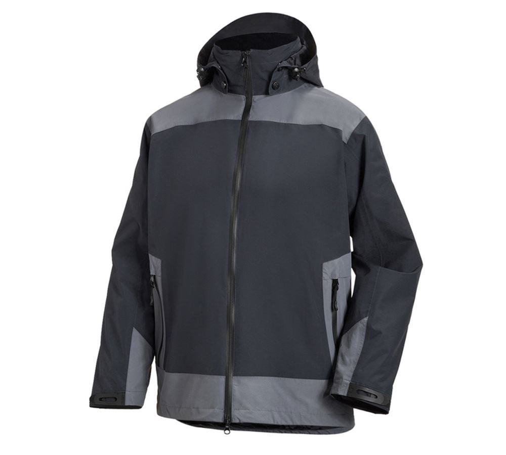 Work Jackets: e.s. 3 in 1 functional jacket, men + graphite/cement