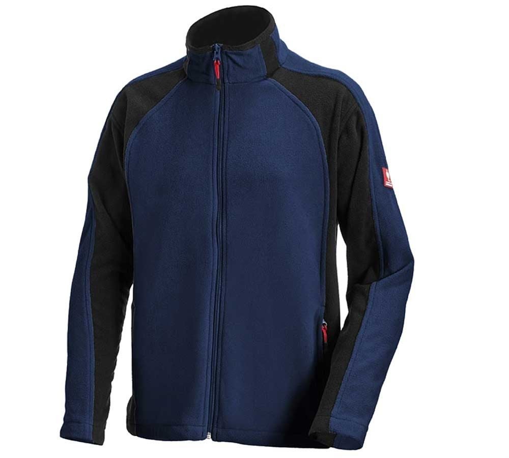Work Jackets: Microfleece jacket dryplexx® micro + navy/black
