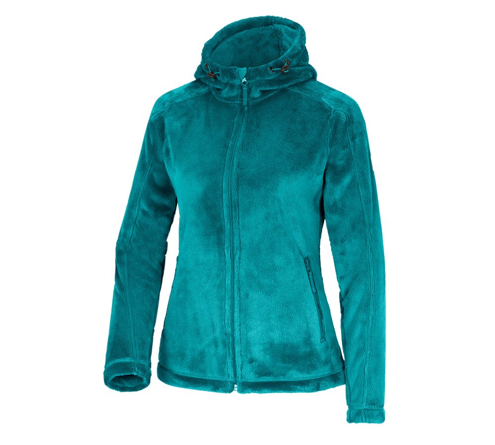 Work Jackets: e.s. Zip jacket Highloft, ladies' + ocean