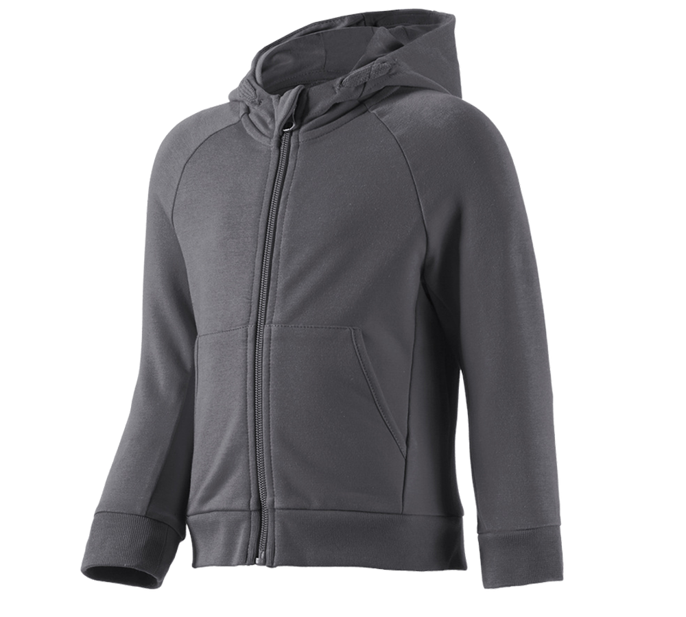 Shirts, Pullover & more: e.s. Hoody sweatjacket cotton stretch, children’s + anthracite