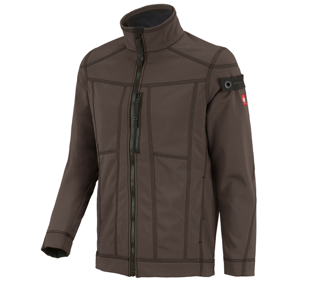 Work Jackets: Softshell jacket e.s.roughtough + bark