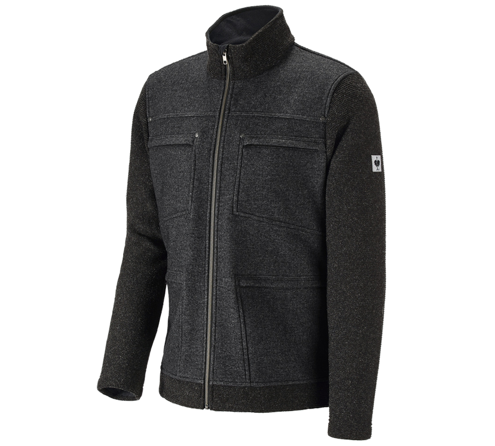Work Jackets: Loden jacket e.s.vintage + black