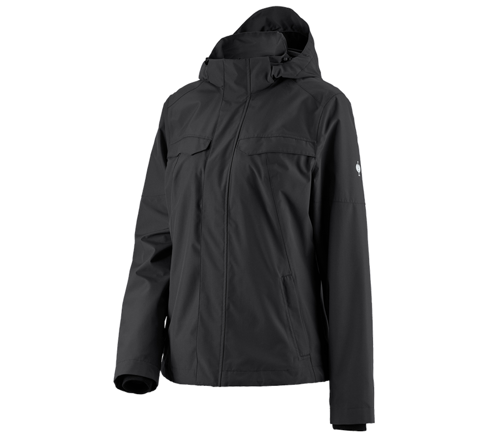 Work Jackets: Rain jacket e.s.concrete, ladies' + black