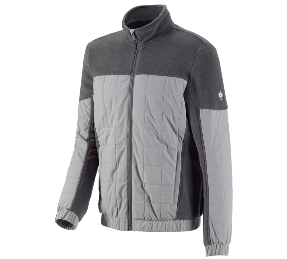 Work Jackets: Hybrid fleece jacket e.s.concrete + anthracite/pearlgrey
