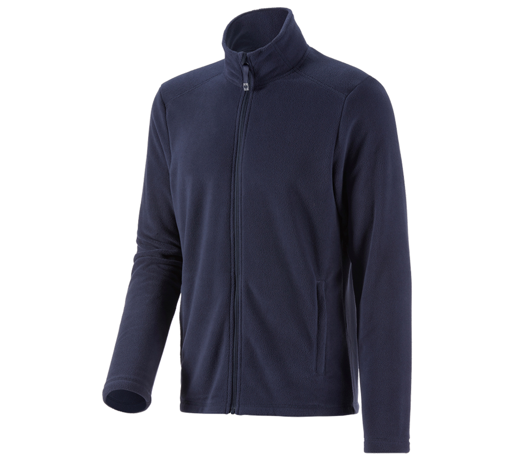 Work Jackets: e.s. Fleece jacket CI + navy