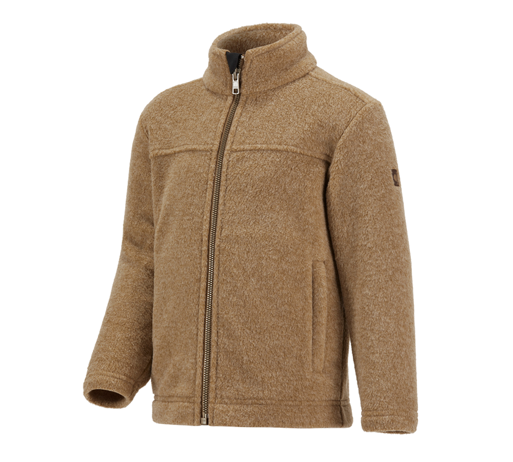 Jackets: Fleece jacket e.s.vintage, children's + sepia