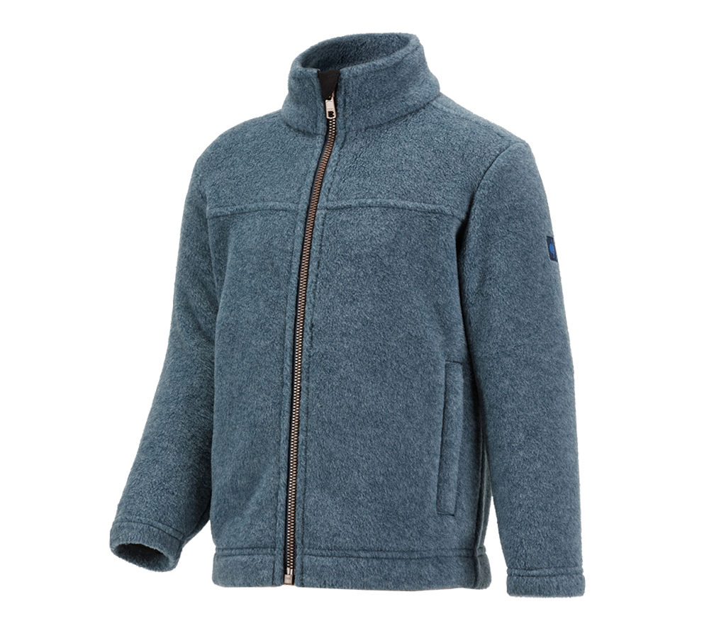 Jackets: Fleece jacket e.s.vintage, children's + arcticblue