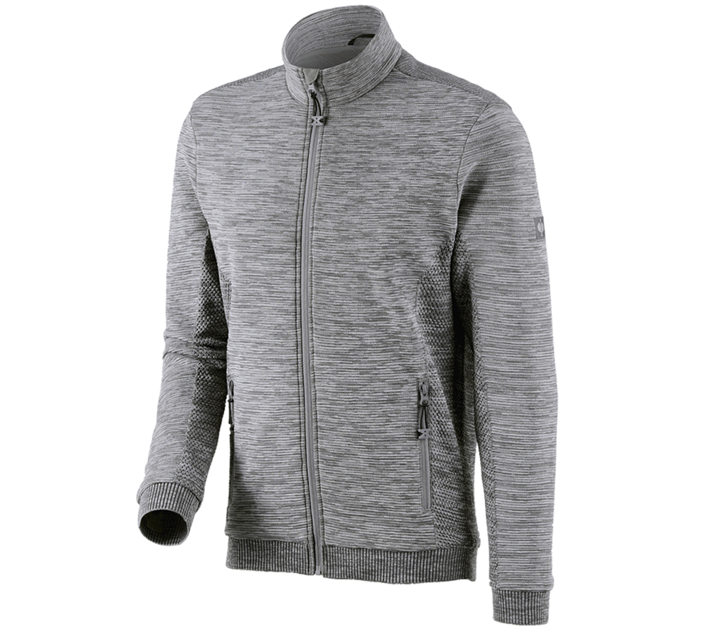 Work Jackets: Knitted jacket e.s.motion ten + granite