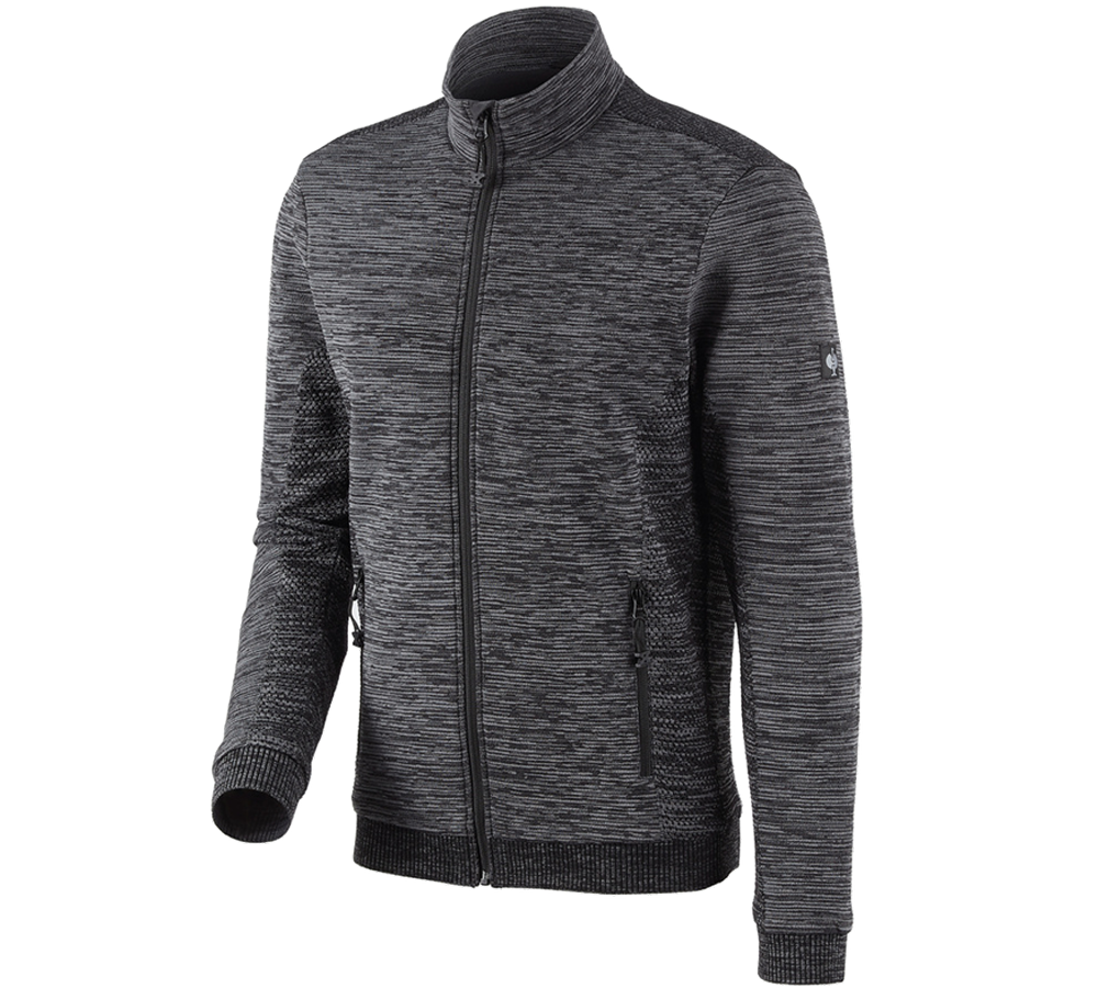 Clothing: Knitted jacket e.s.motion ten + oxidblack