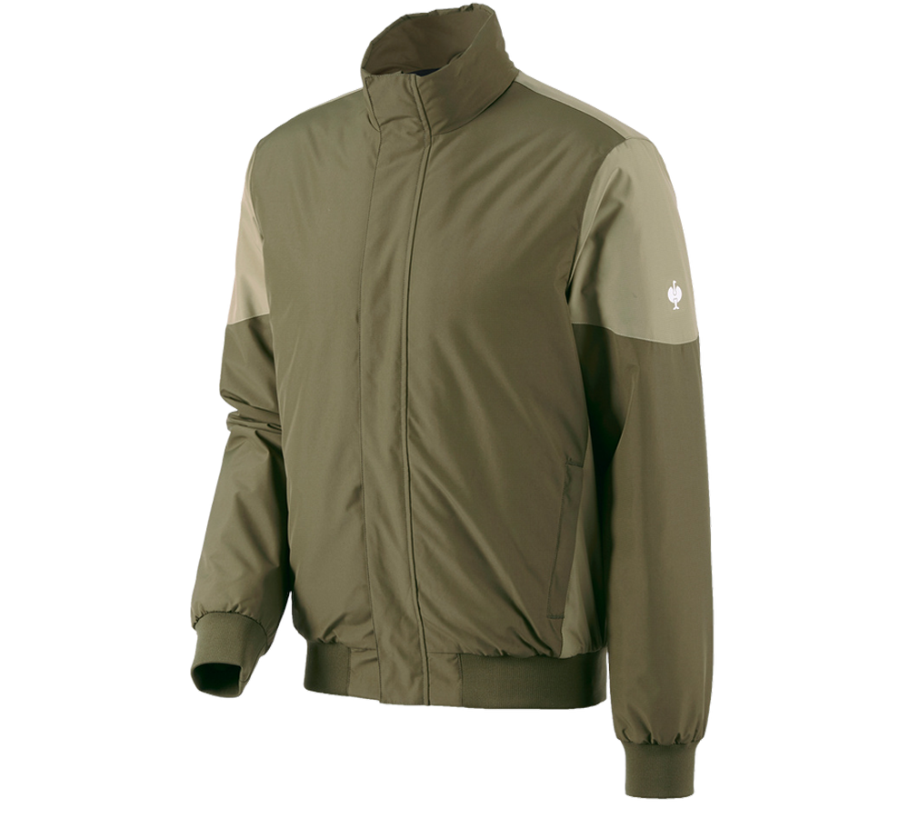 Work Jackets: Pilot jacket e.s.concrete + mudgreen/stipagreen