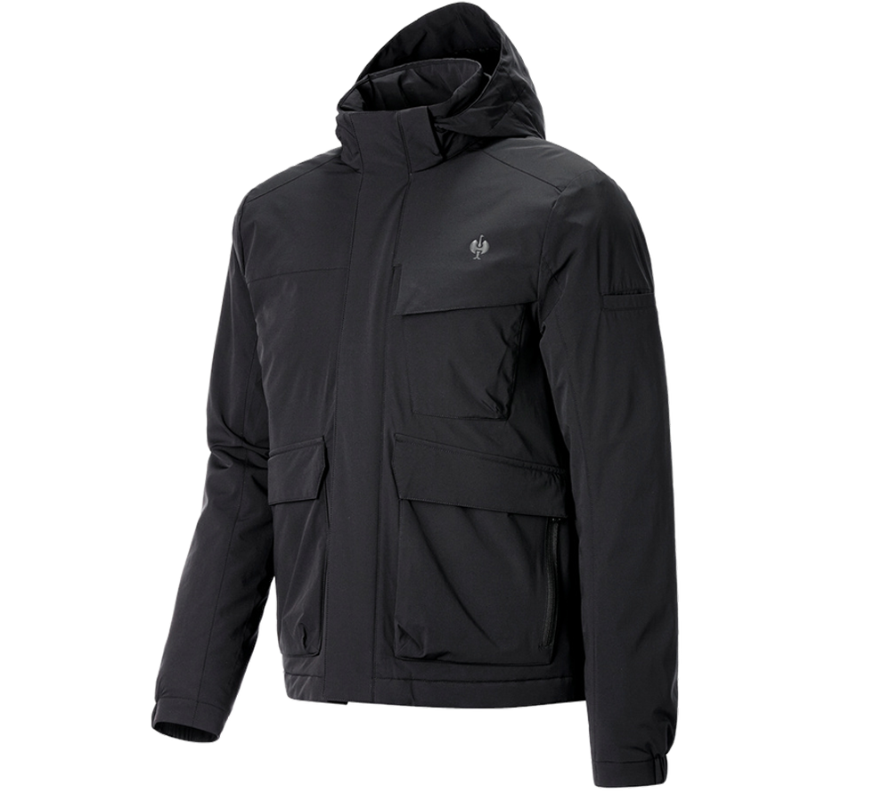 Vêtements: Veste d'hiver e.s.trail + noir