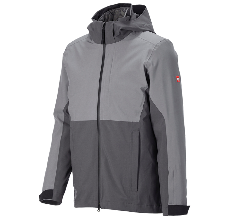 Jacken: 3 in 1 Funktionsjacke e.s.trail snow + carbongrau/basaltgrau