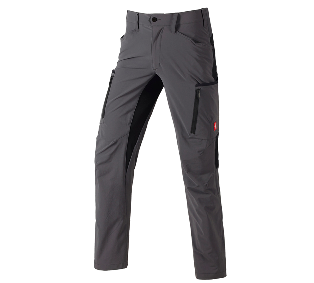Pantalons de travail: Pantalon Cargo e.s.vision stretch, hommes + anthracite