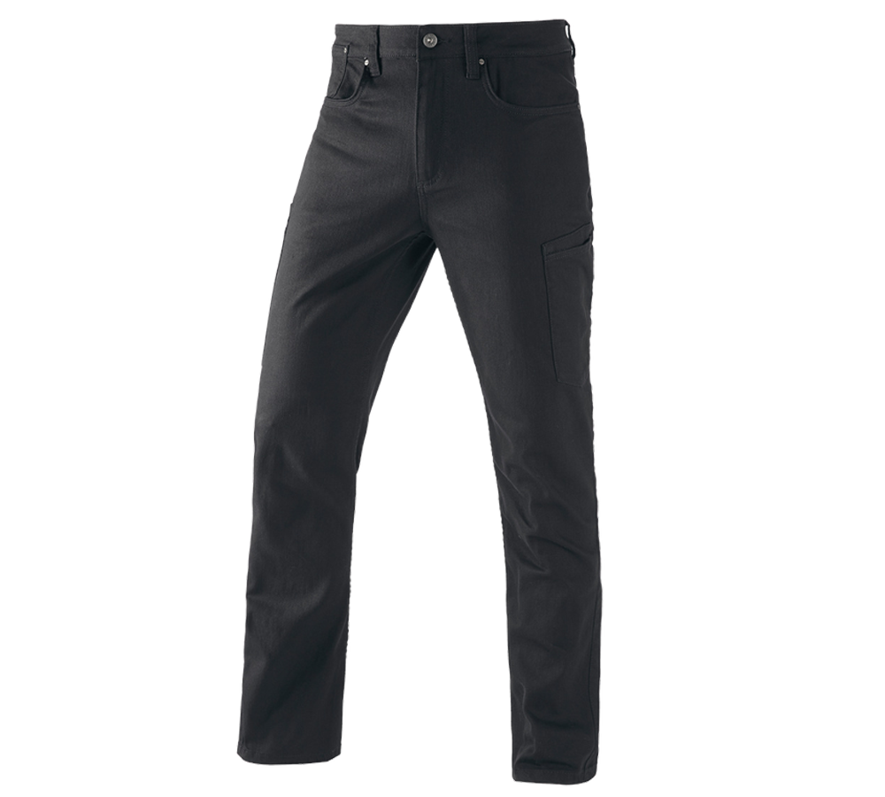 Themen: e.s. 7-Pocket-Jeans + schwarz