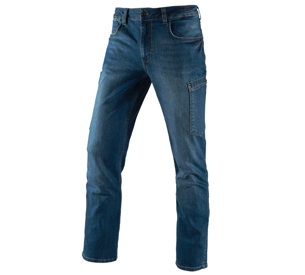 Themen: e.s. 7-Pocket-Jeans + stonewashed