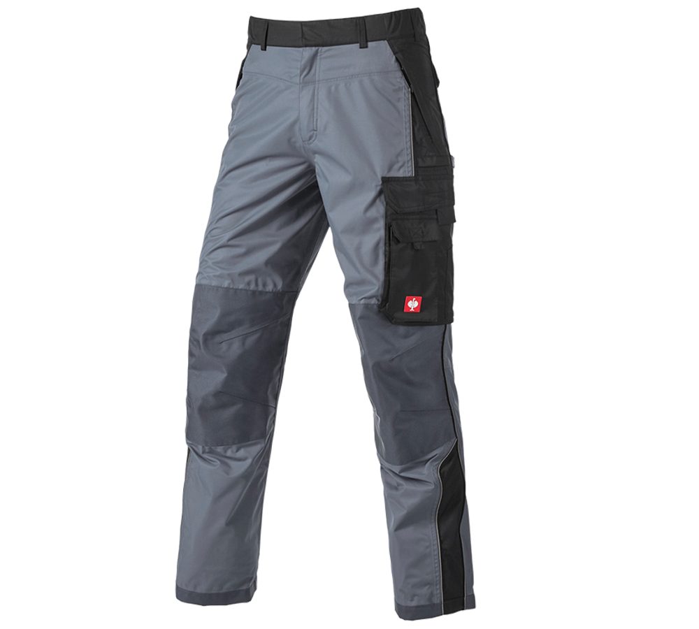 Horti-/ Sylvi-/ Agriculture: Pantalon à taille élastique fonction e.s.prestige + gris/noir