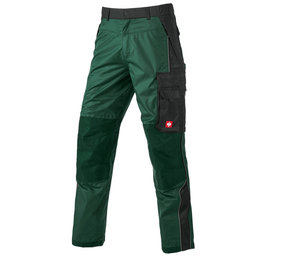 Work Trousers: Functional trousers e.s.prestige + green/black