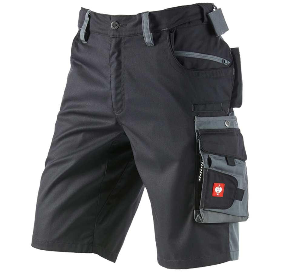 Work Trousers: Shorts e.s.motion + graphite/cement