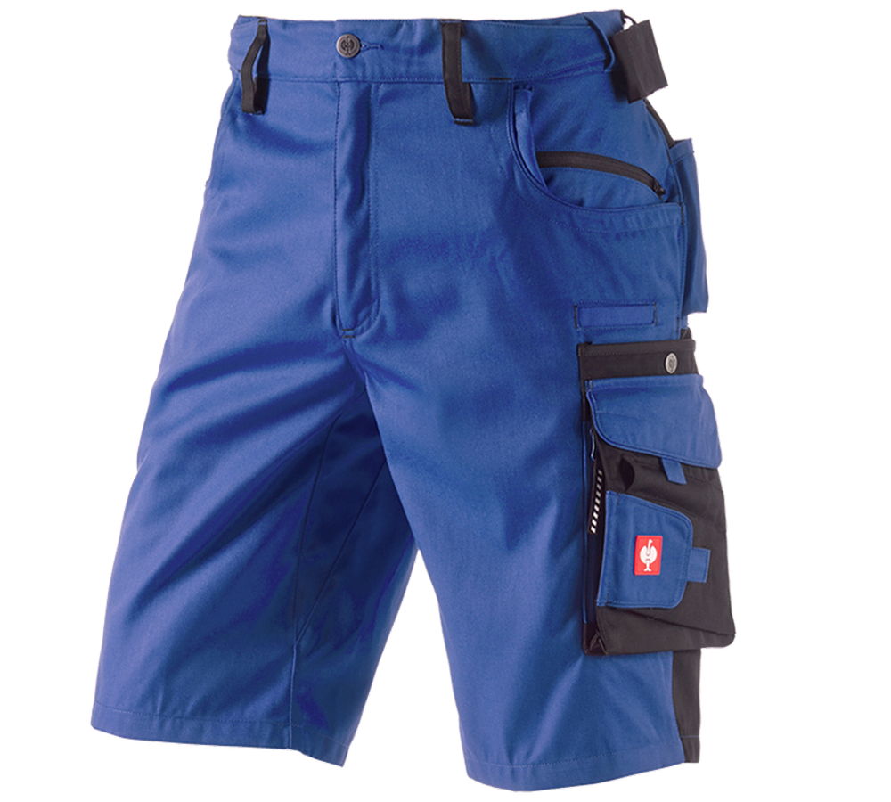 Pantalons de travail: Short e.s.motion + bleu royal/noir