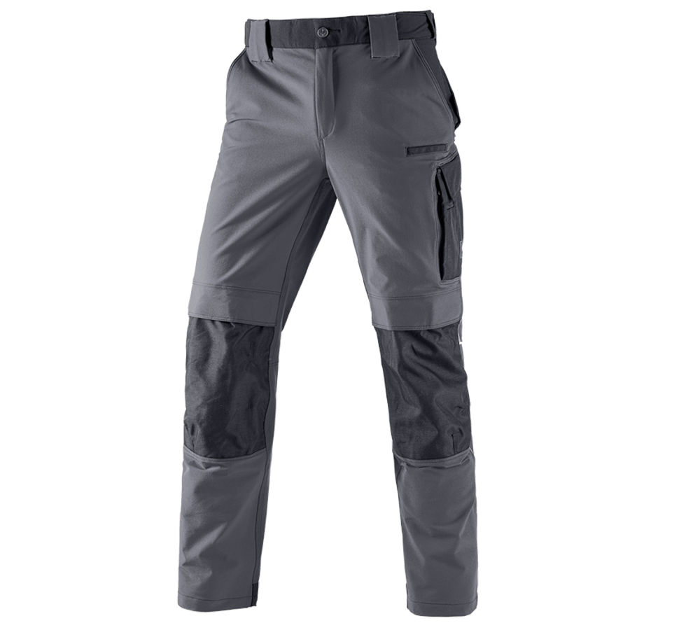 Work Trousers: Functional trousers e.s.dynashield + cement/black