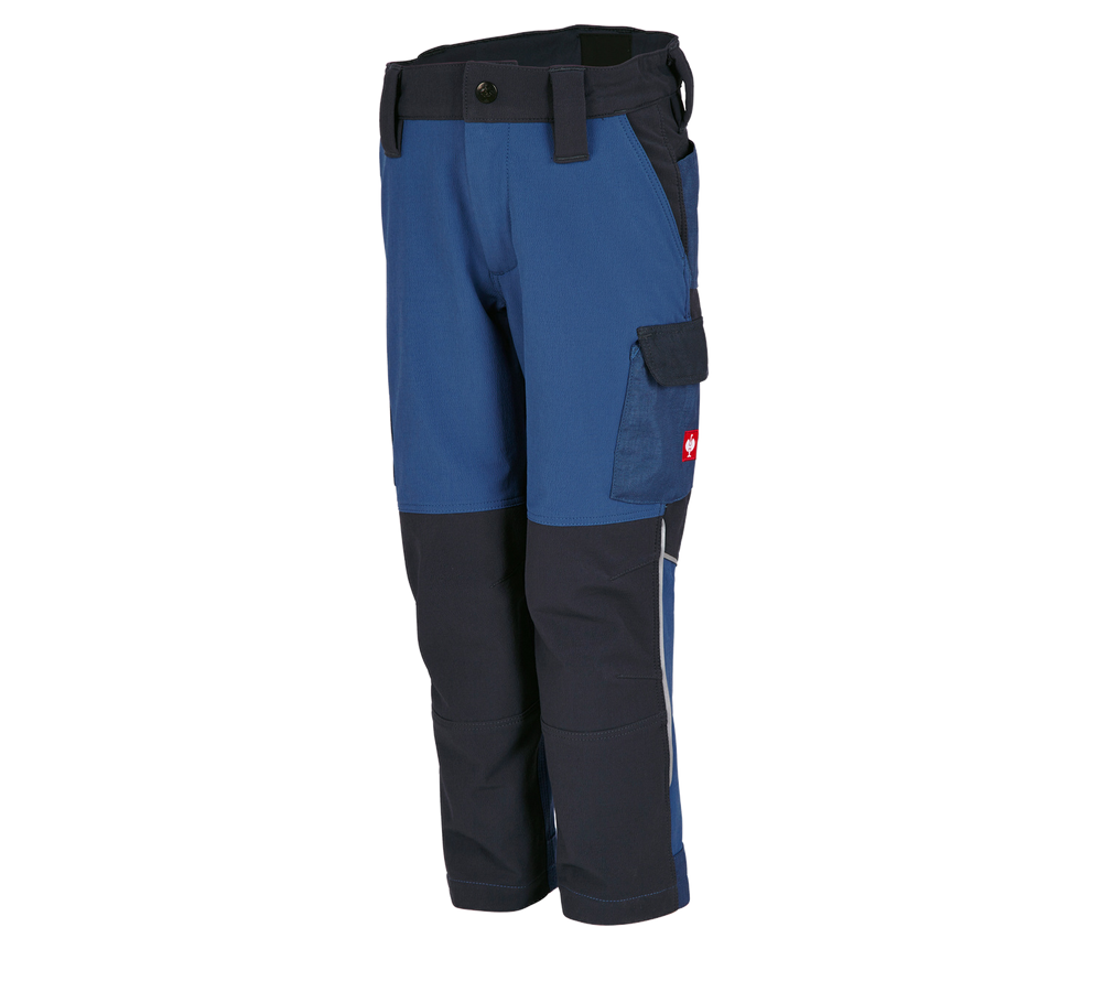 Topics: Funct. cargo trousers e.s.dynashield, children's + cobalt/pacific