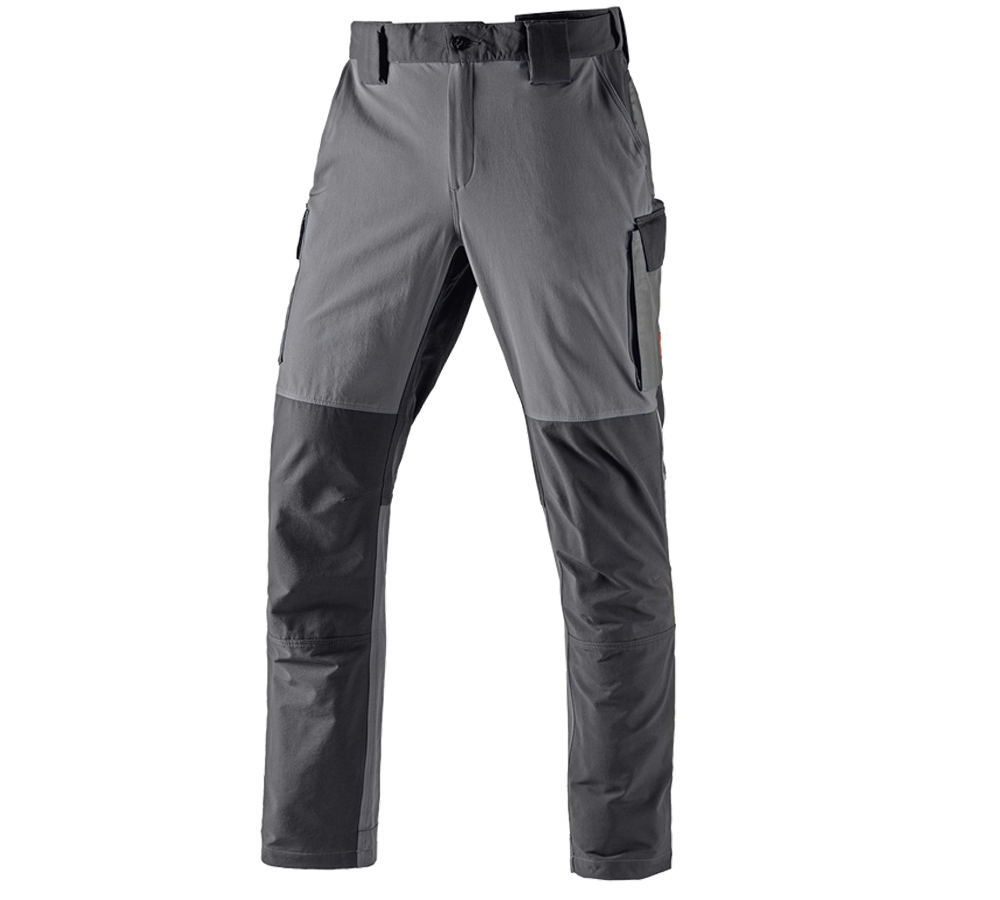 Work Trousers: Functional cargo trousers e.s.dynashield + cement/graphite