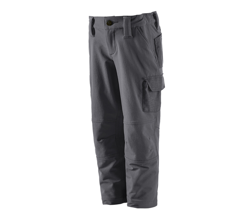 Topics: Funct.cargo trousers e.s.dynashield solid,child. + anthracite