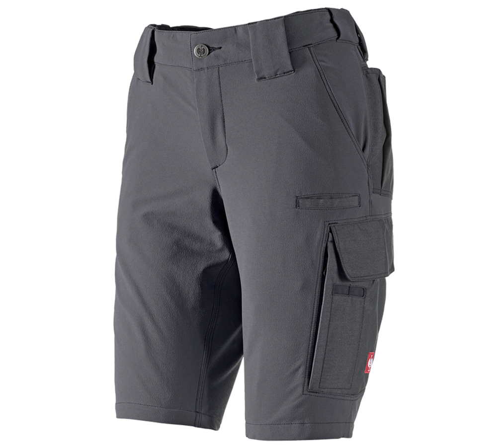 Work Trousers: Functional short e.s.dynashield solid, ladies' + anthracite