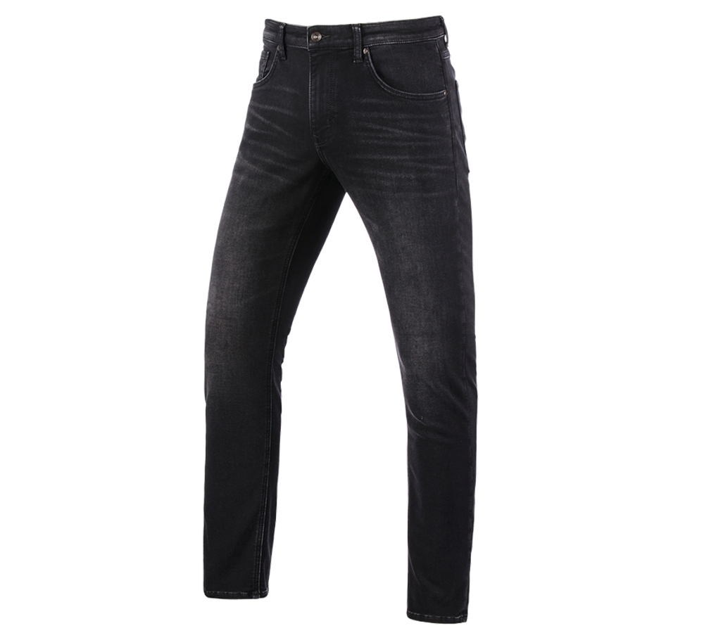 Pantalons de travail: e.s. Jeans à 5 poches jog-denim + blackwashed